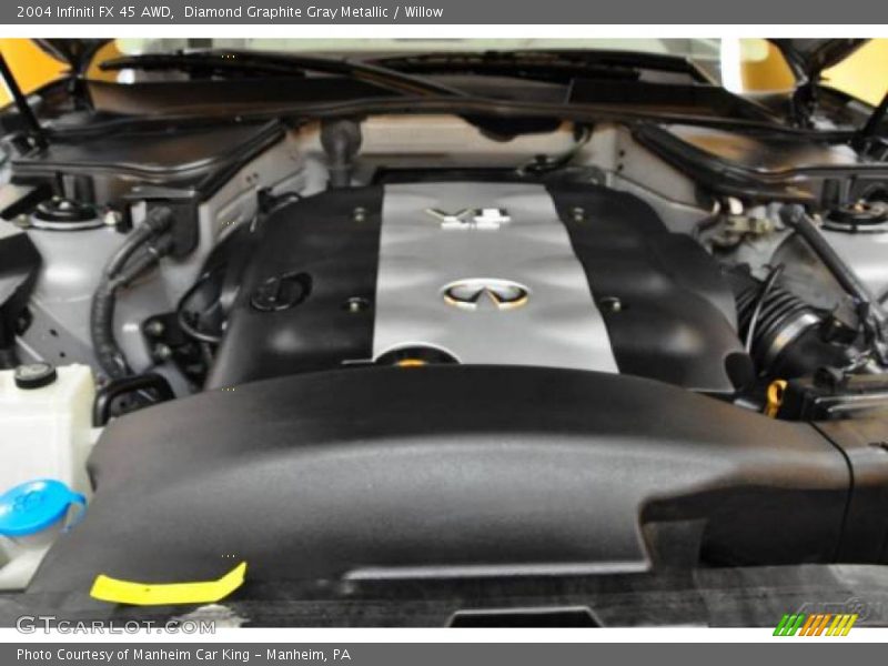 Diamond Graphite Gray Metallic / Willow 2004 Infiniti FX 45 AWD