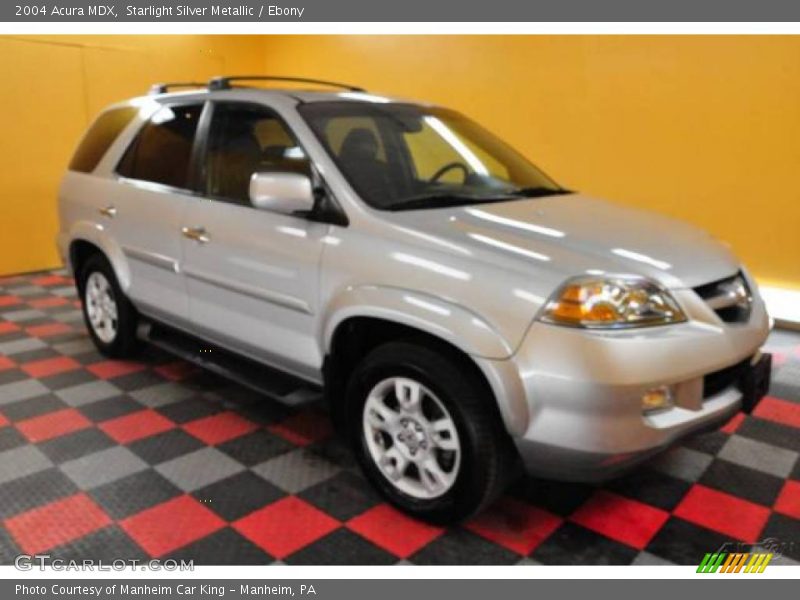 Starlight Silver Metallic / Ebony 2004 Acura MDX