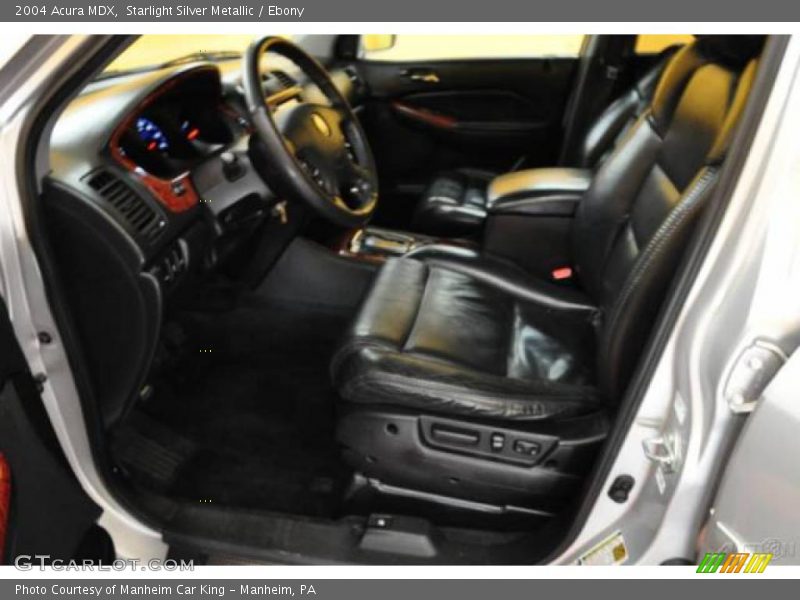 Starlight Silver Metallic / Ebony 2004 Acura MDX