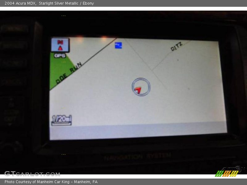 Starlight Silver Metallic / Ebony 2004 Acura MDX