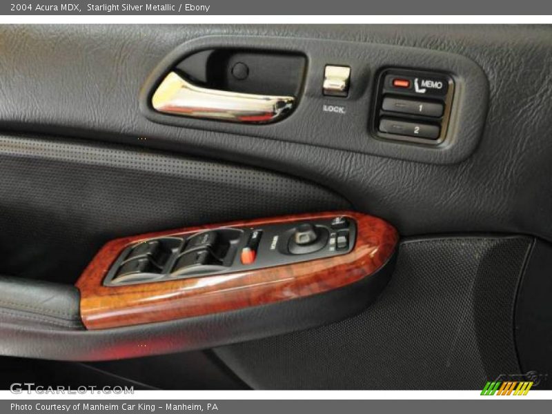 Starlight Silver Metallic / Ebony 2004 Acura MDX