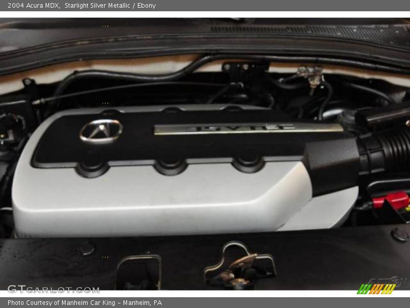 Starlight Silver Metallic / Ebony 2004 Acura MDX