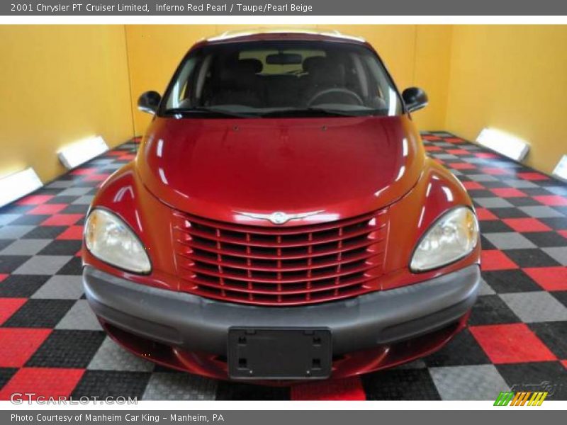 Inferno Red Pearl / Taupe/Pearl Beige 2001 Chrysler PT Cruiser Limited