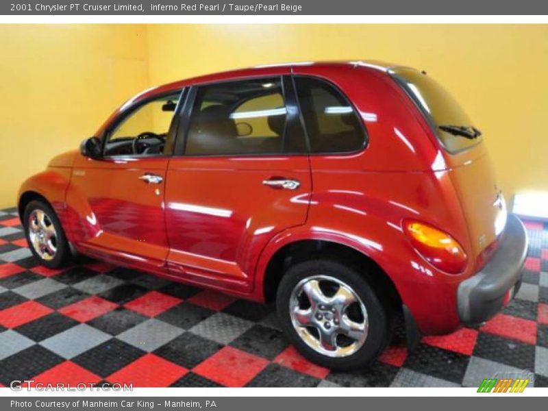 Inferno Red Pearl / Taupe/Pearl Beige 2001 Chrysler PT Cruiser Limited