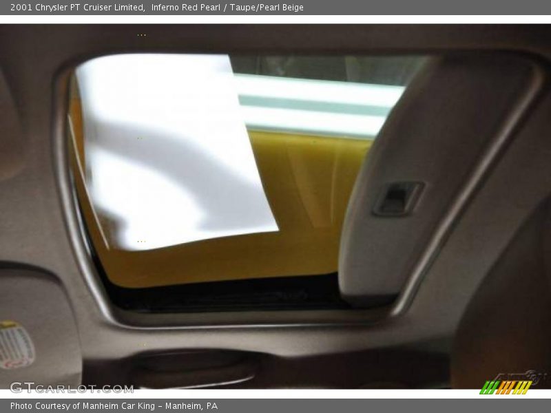 Inferno Red Pearl / Taupe/Pearl Beige 2001 Chrysler PT Cruiser Limited