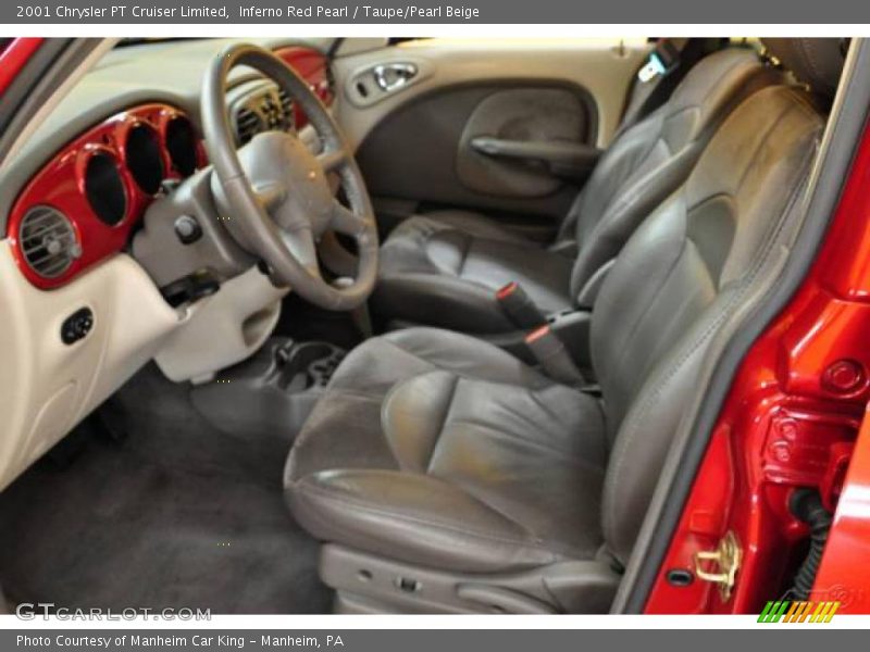 Inferno Red Pearl / Taupe/Pearl Beige 2001 Chrysler PT Cruiser Limited