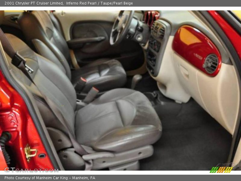 Inferno Red Pearl / Taupe/Pearl Beige 2001 Chrysler PT Cruiser Limited