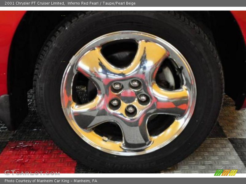 Inferno Red Pearl / Taupe/Pearl Beige 2001 Chrysler PT Cruiser Limited