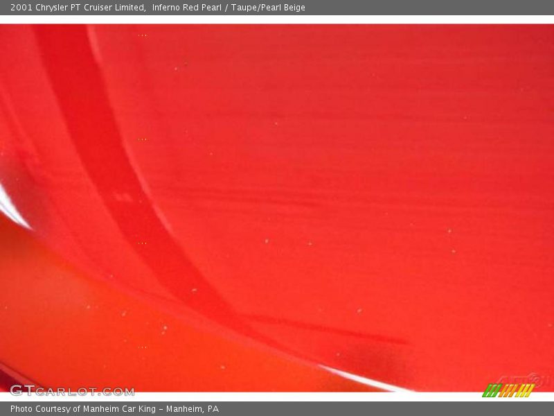 Inferno Red Pearl / Taupe/Pearl Beige 2001 Chrysler PT Cruiser Limited