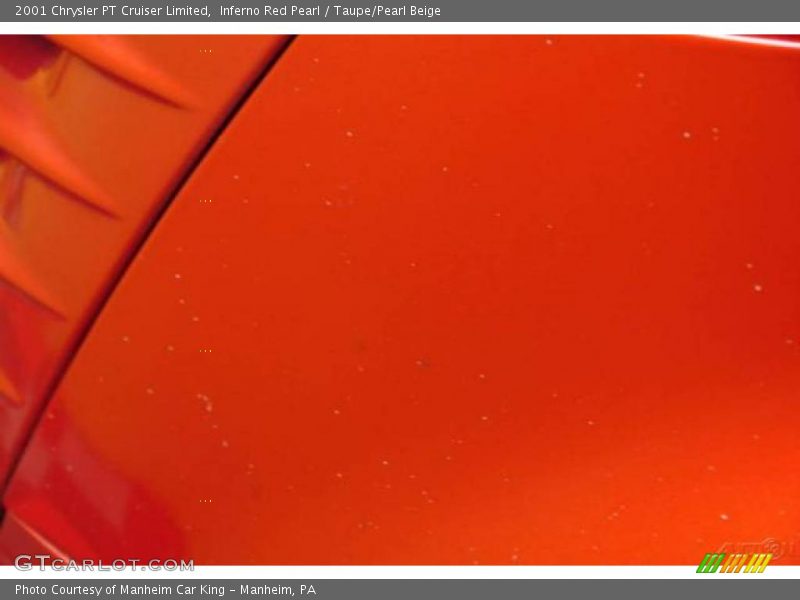Inferno Red Pearl / Taupe/Pearl Beige 2001 Chrysler PT Cruiser Limited