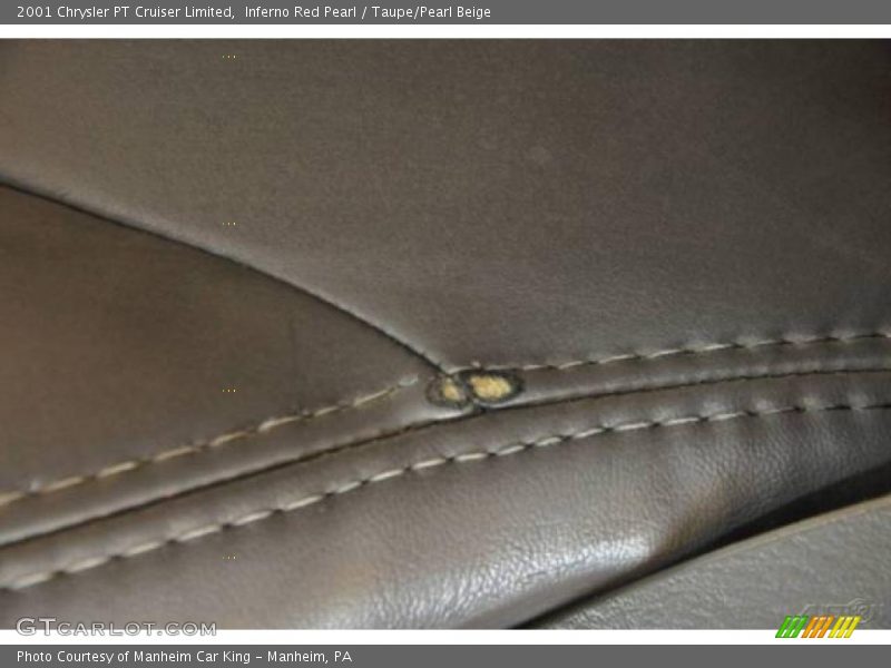 Inferno Red Pearl / Taupe/Pearl Beige 2001 Chrysler PT Cruiser Limited