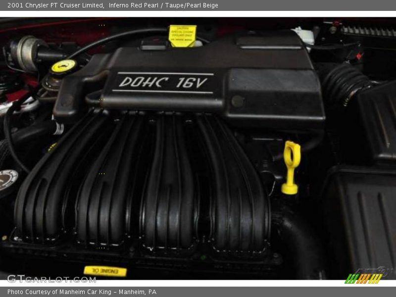 Inferno Red Pearl / Taupe/Pearl Beige 2001 Chrysler PT Cruiser Limited
