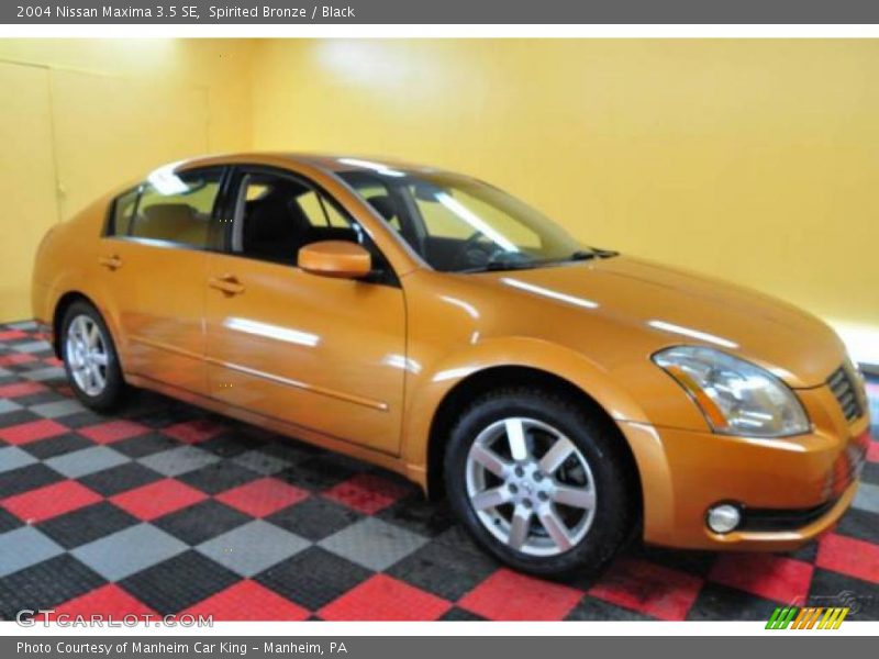 Spirited Bronze / Black 2004 Nissan Maxima 3.5 SE