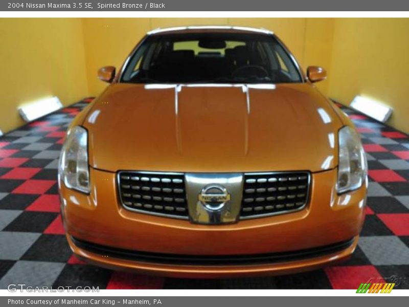 Spirited Bronze / Black 2004 Nissan Maxima 3.5 SE