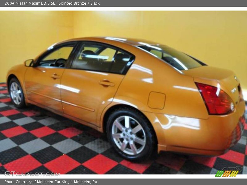 Spirited Bronze / Black 2004 Nissan Maxima 3.5 SE