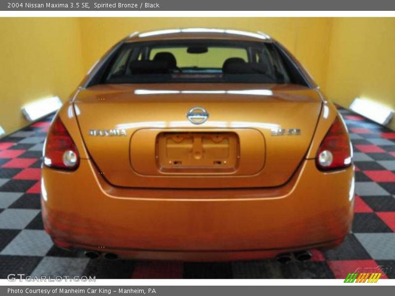 Spirited Bronze / Black 2004 Nissan Maxima 3.5 SE