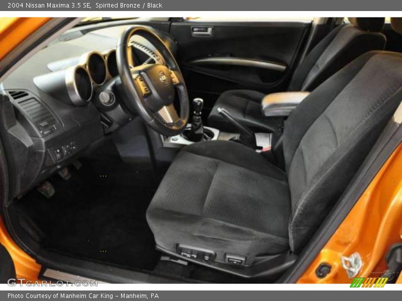 Spirited Bronze / Black 2004 Nissan Maxima 3.5 SE
