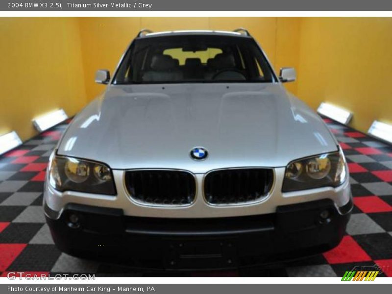 Titanium Silver Metallic / Grey 2004 BMW X3 2.5i