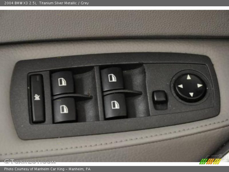 Titanium Silver Metallic / Grey 2004 BMW X3 2.5i