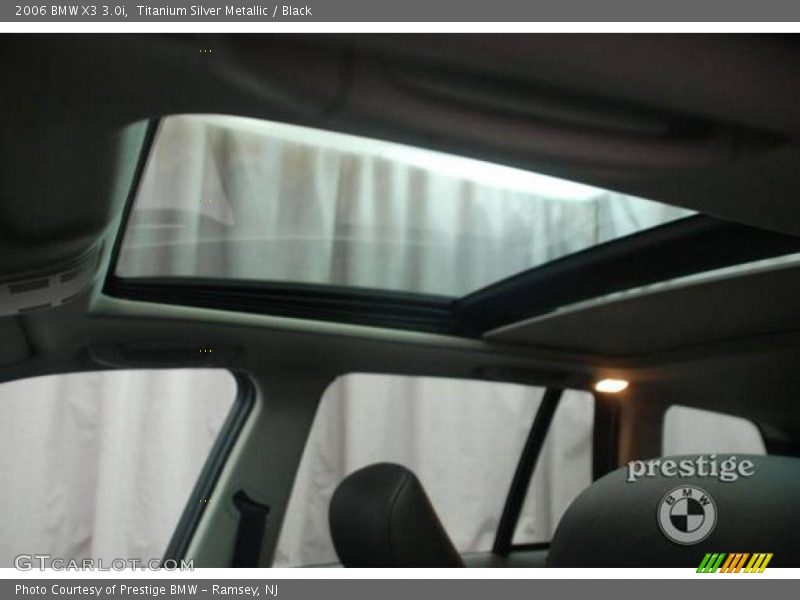 Titanium Silver Metallic / Black 2006 BMW X3 3.0i