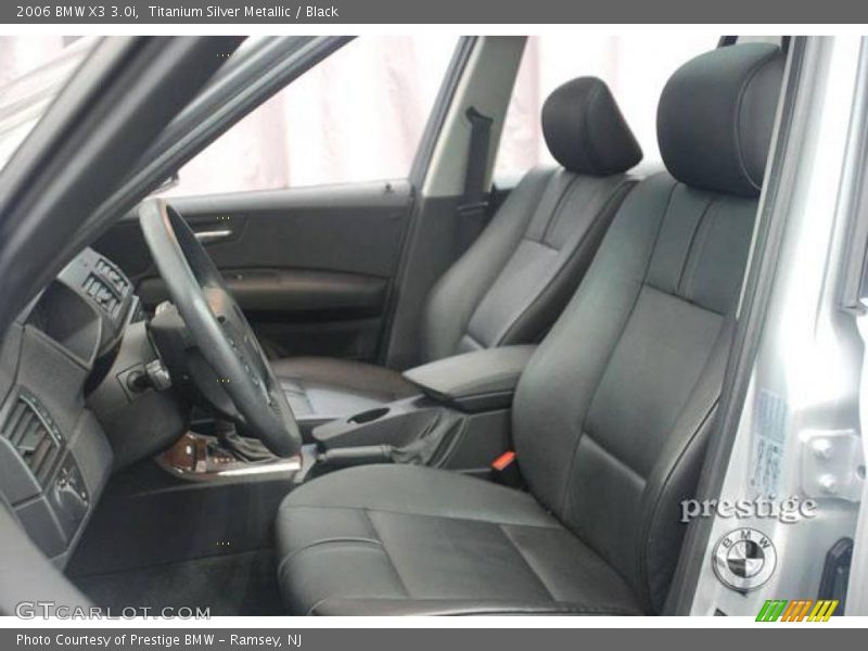 Titanium Silver Metallic / Black 2006 BMW X3 3.0i
