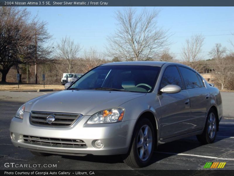 Sheer Silver Metallic / Frost Gray 2004 Nissan Altima 3.5 SE