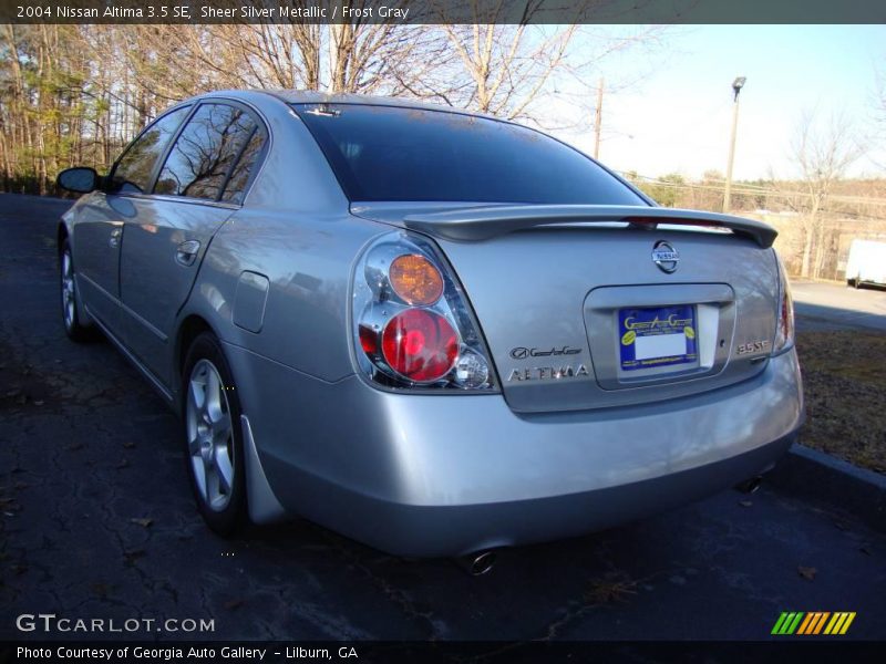 Sheer Silver Metallic / Frost Gray 2004 Nissan Altima 3.5 SE