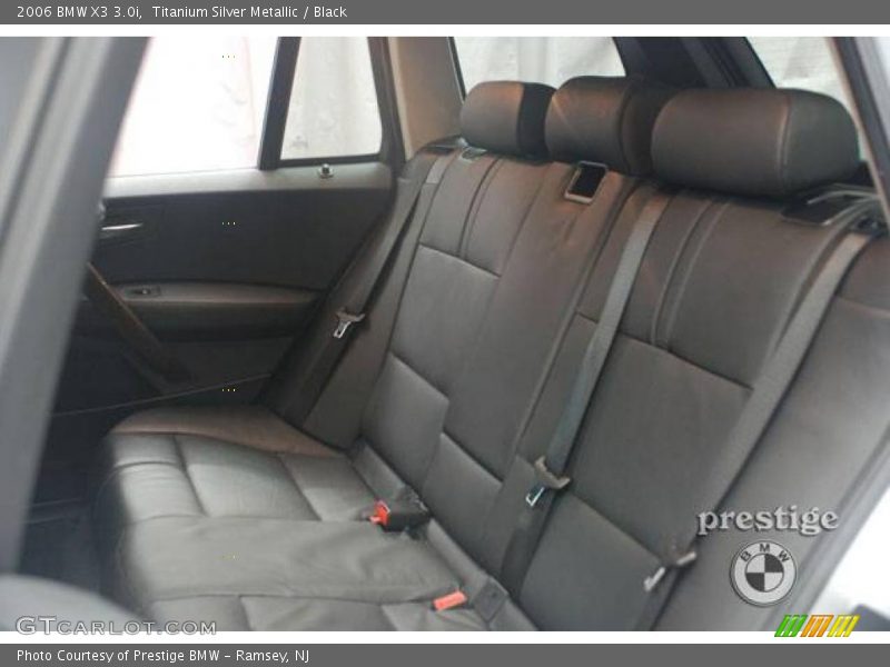 Titanium Silver Metallic / Black 2006 BMW X3 3.0i
