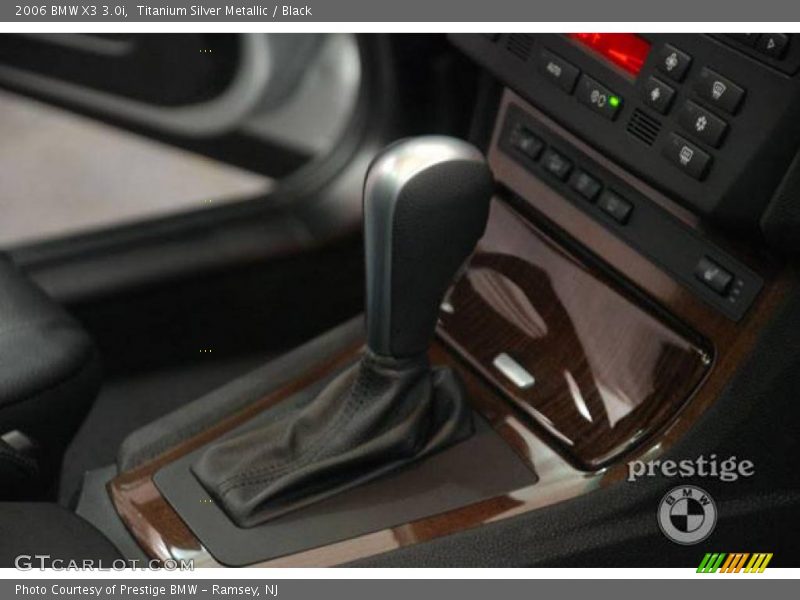 Titanium Silver Metallic / Black 2006 BMW X3 3.0i