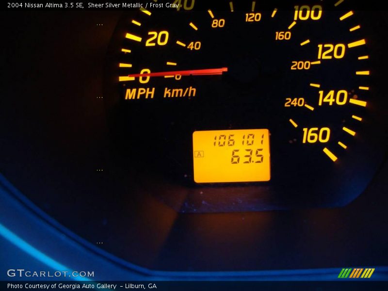 Sheer Silver Metallic / Frost Gray 2004 Nissan Altima 3.5 SE