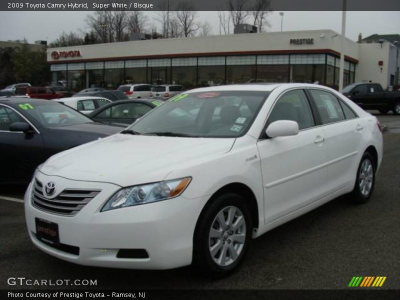 Super White / Bisque 2009 Toyota Camry Hybrid