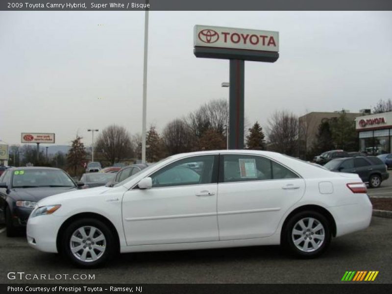 Super White / Bisque 2009 Toyota Camry Hybrid