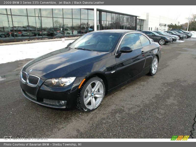 Jet Black / Black Dakota Leather 2009 BMW 3 Series 335i Convertible