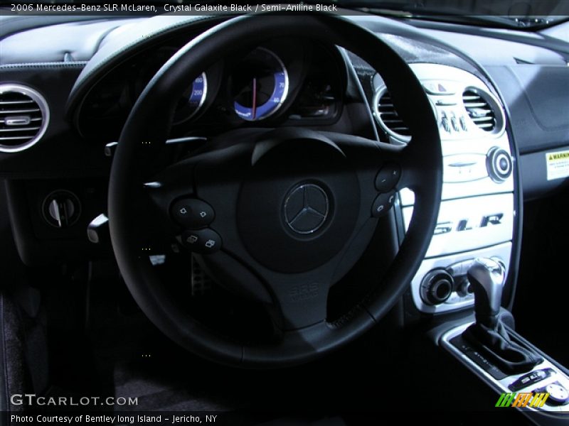 Crystal Galaxite Black / Semi-Aniline Black 2006 Mercedes-Benz SLR McLaren