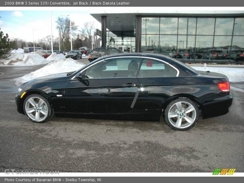 Jet Black / Black Dakota Leather 2009 BMW 3 Series 335i Convertible
