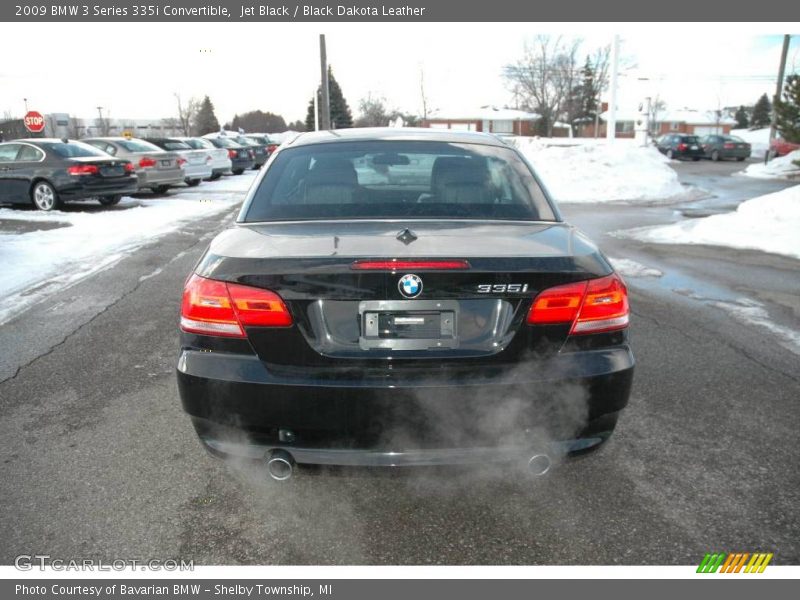 Jet Black / Black Dakota Leather 2009 BMW 3 Series 335i Convertible