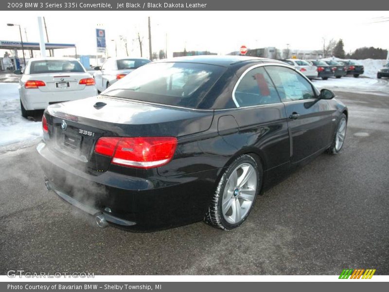 Jet Black / Black Dakota Leather 2009 BMW 3 Series 335i Convertible