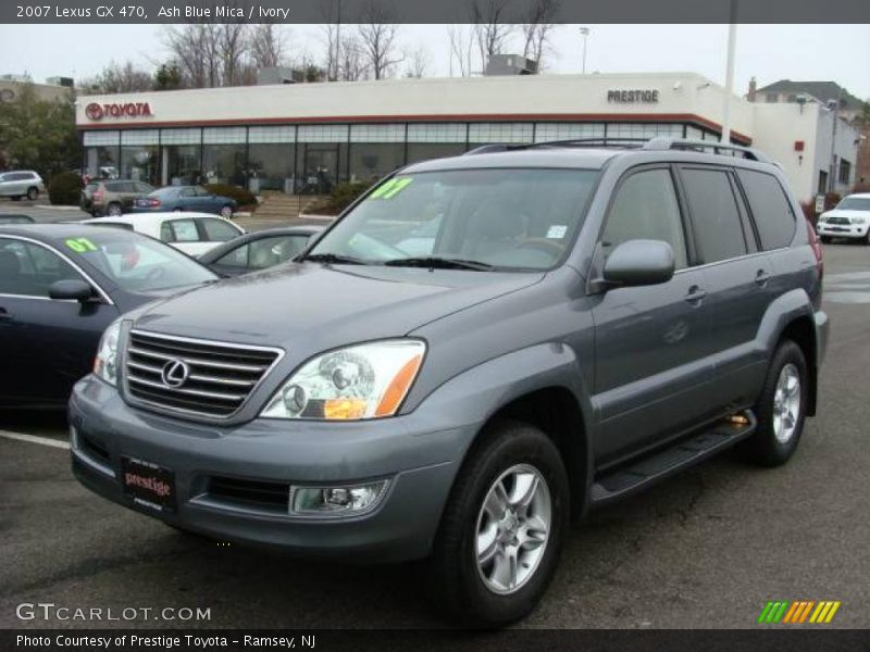 Ash Blue Mica / Ivory 2007 Lexus GX 470