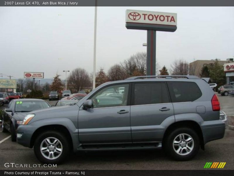 Ash Blue Mica / Ivory 2007 Lexus GX 470