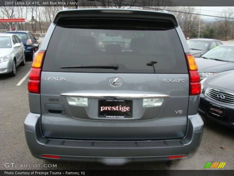 Ash Blue Mica / Ivory 2007 Lexus GX 470