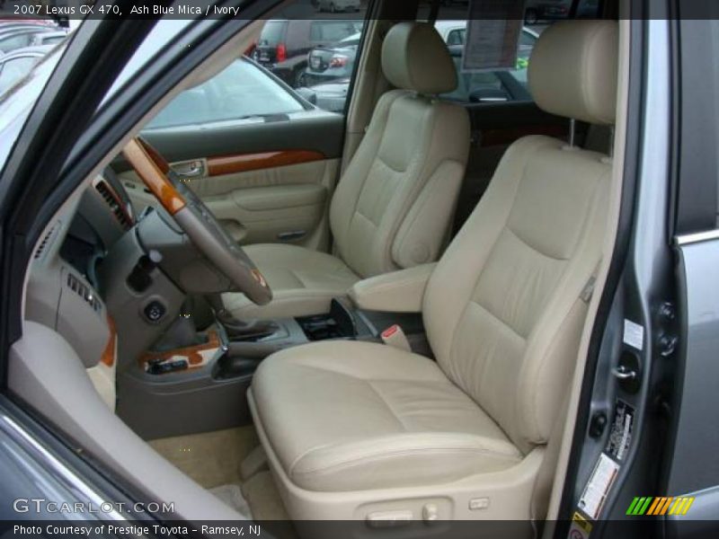 Ash Blue Mica / Ivory 2007 Lexus GX 470