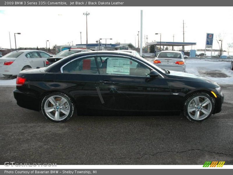 Jet Black / Black Dakota Leather 2009 BMW 3 Series 335i Convertible