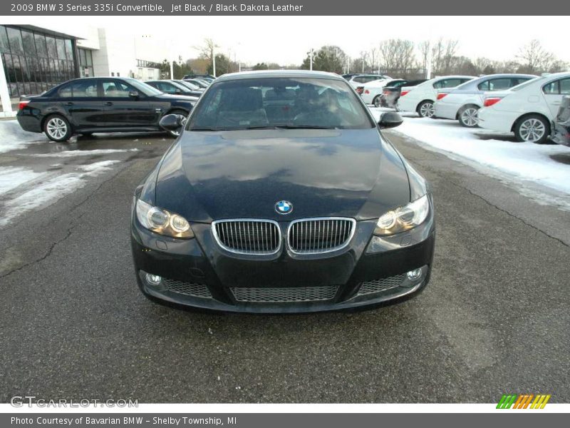 Jet Black / Black Dakota Leather 2009 BMW 3 Series 335i Convertible