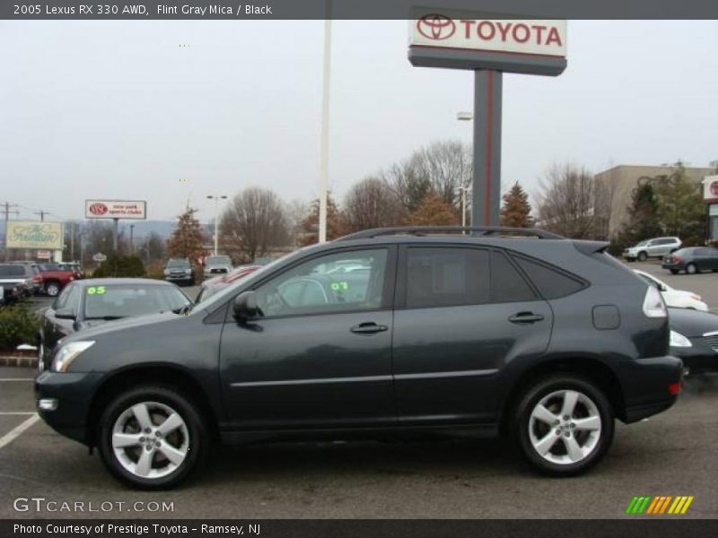 Flint Gray Mica / Black 2005 Lexus RX 330 AWD