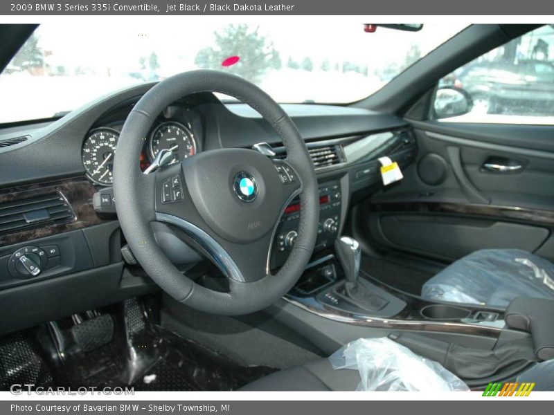 Jet Black / Black Dakota Leather 2009 BMW 3 Series 335i Convertible
