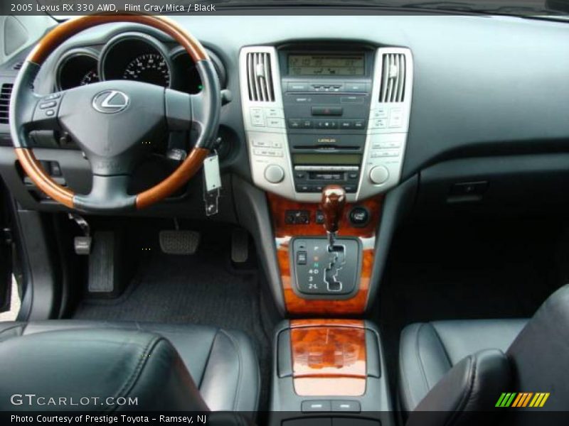 Flint Gray Mica / Black 2005 Lexus RX 330 AWD