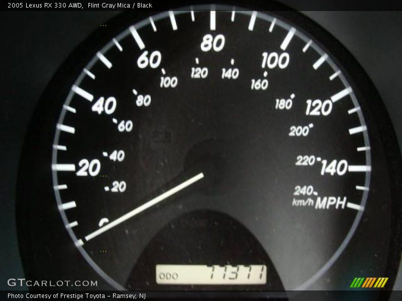 Flint Gray Mica / Black 2005 Lexus RX 330 AWD