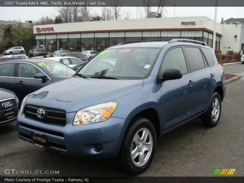 Pacific Blue Metallic / Ash Gray 2007 Toyota RAV4 4WD