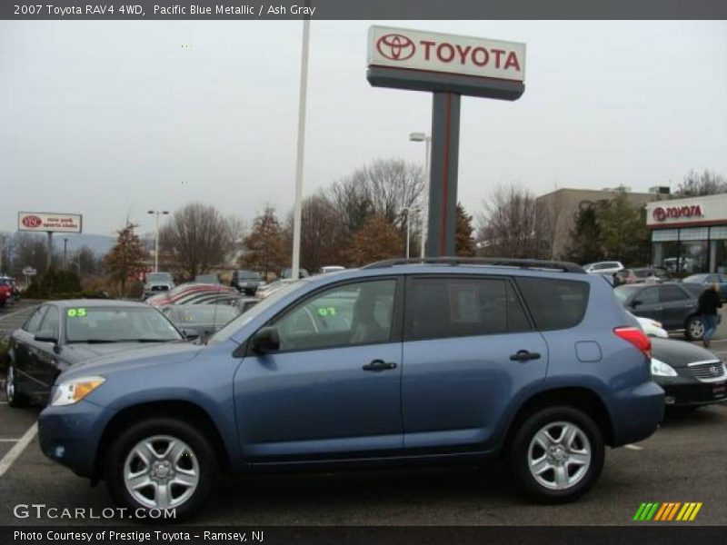 Pacific Blue Metallic / Ash Gray 2007 Toyota RAV4 4WD