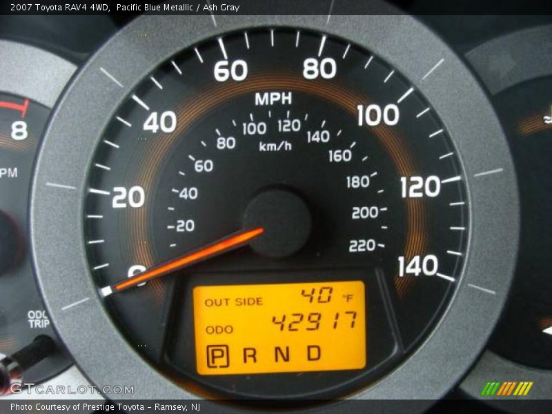 Pacific Blue Metallic / Ash Gray 2007 Toyota RAV4 4WD